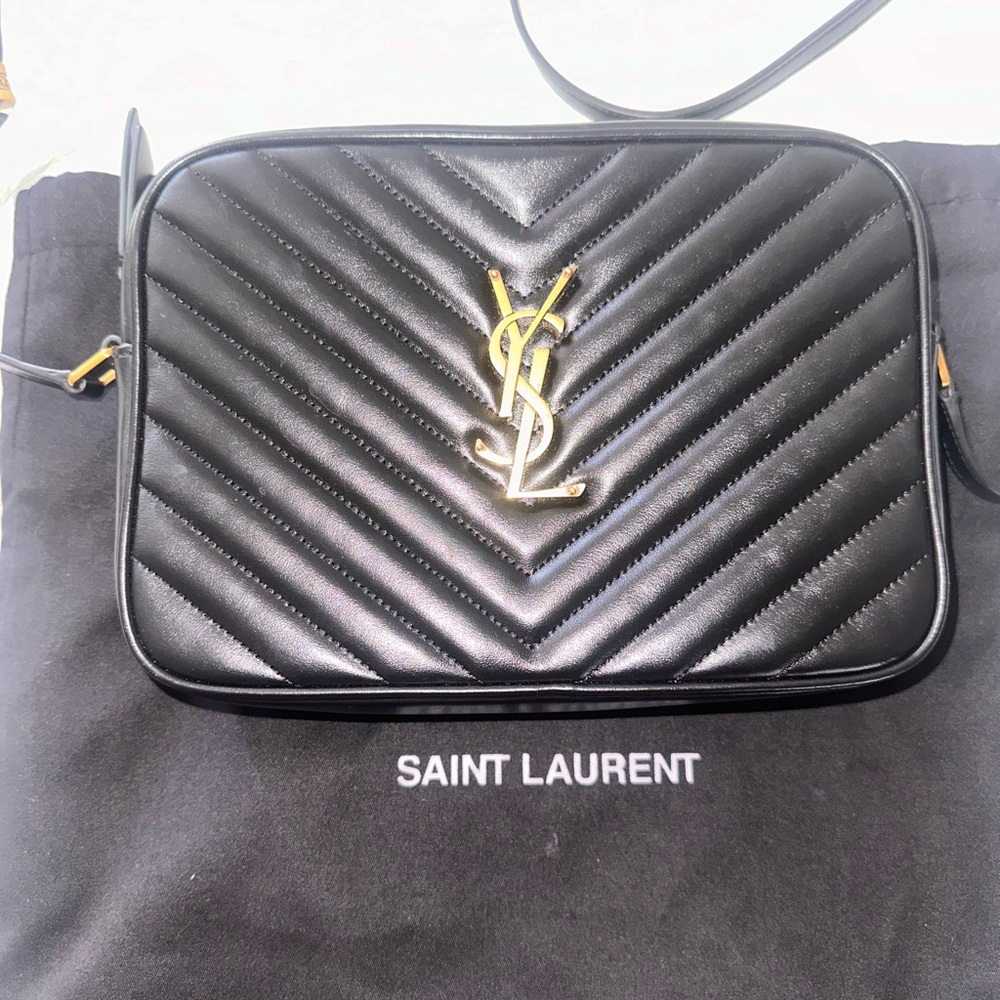 Black Quilted Crossbody Bag